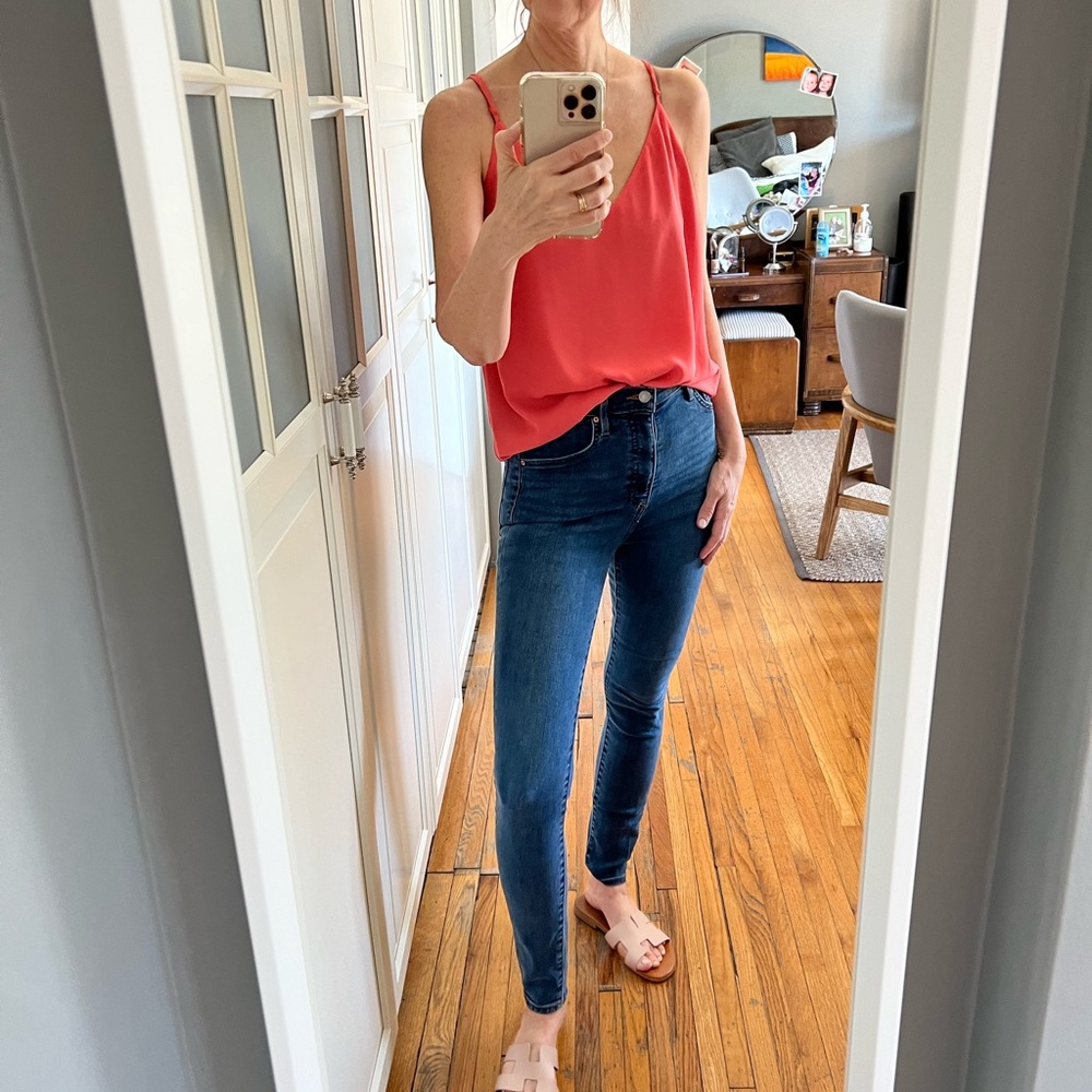 Aritzia Denim Forum Lola High Rise Skinny 30L - Size 26 - 5 yrs Bleu